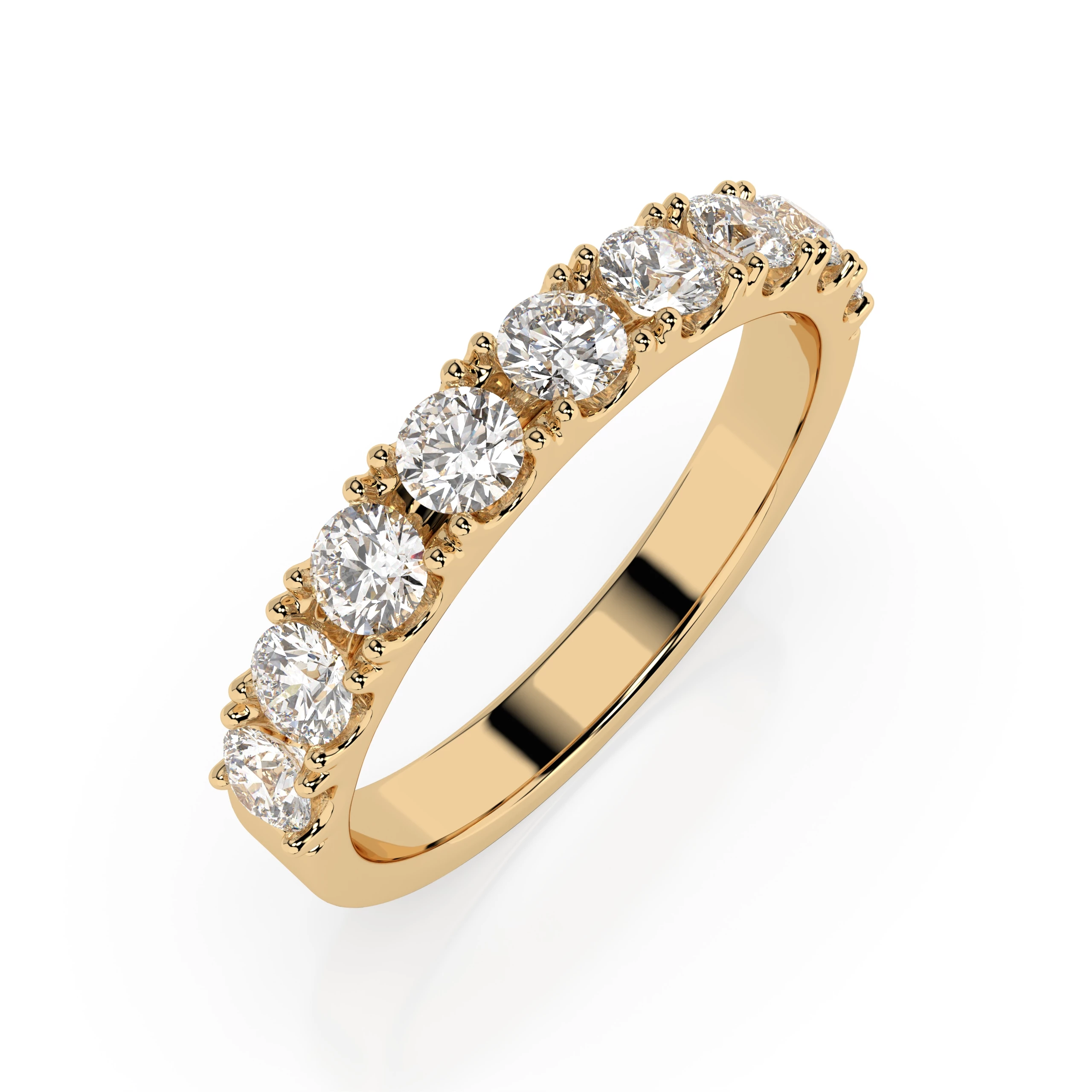 Bague Baiser Divin Éternité ronde 0,78 ct — vue 4