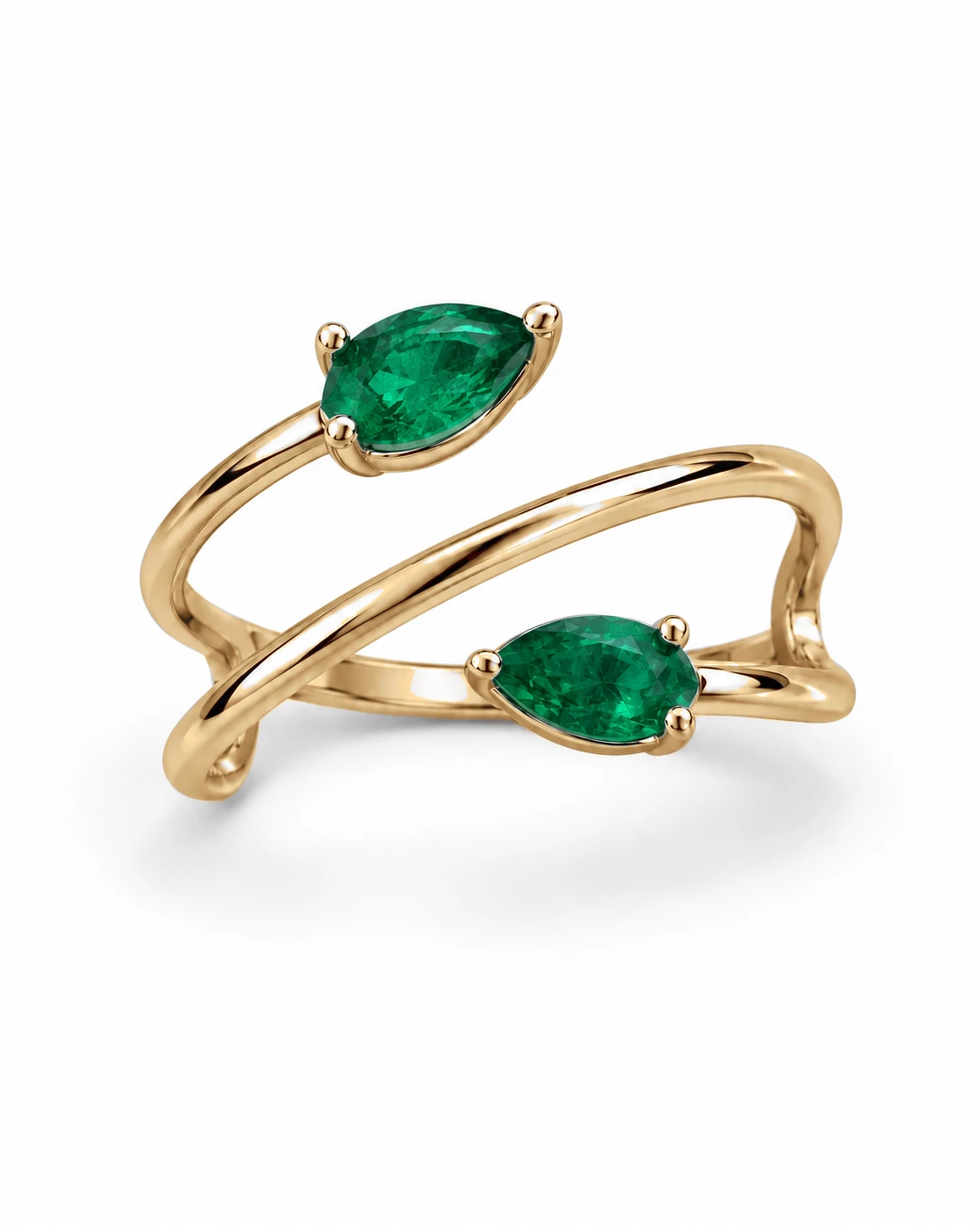 Bague Trésor Éblouissant Pierre Précieuse poire 0,33 ct — vue 7