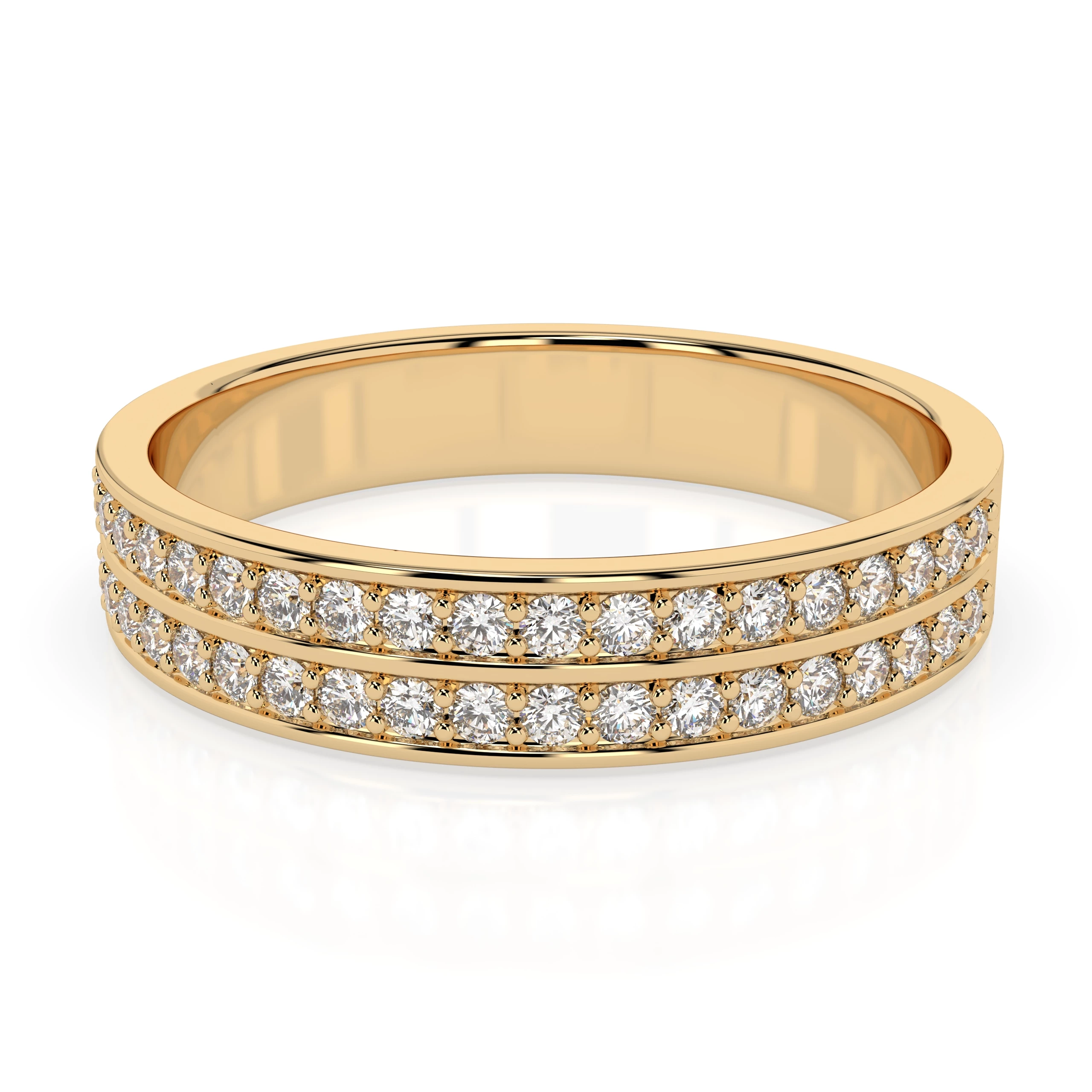 Bague Charme Délicat Éternité ronde 0,37 ct — vue 6