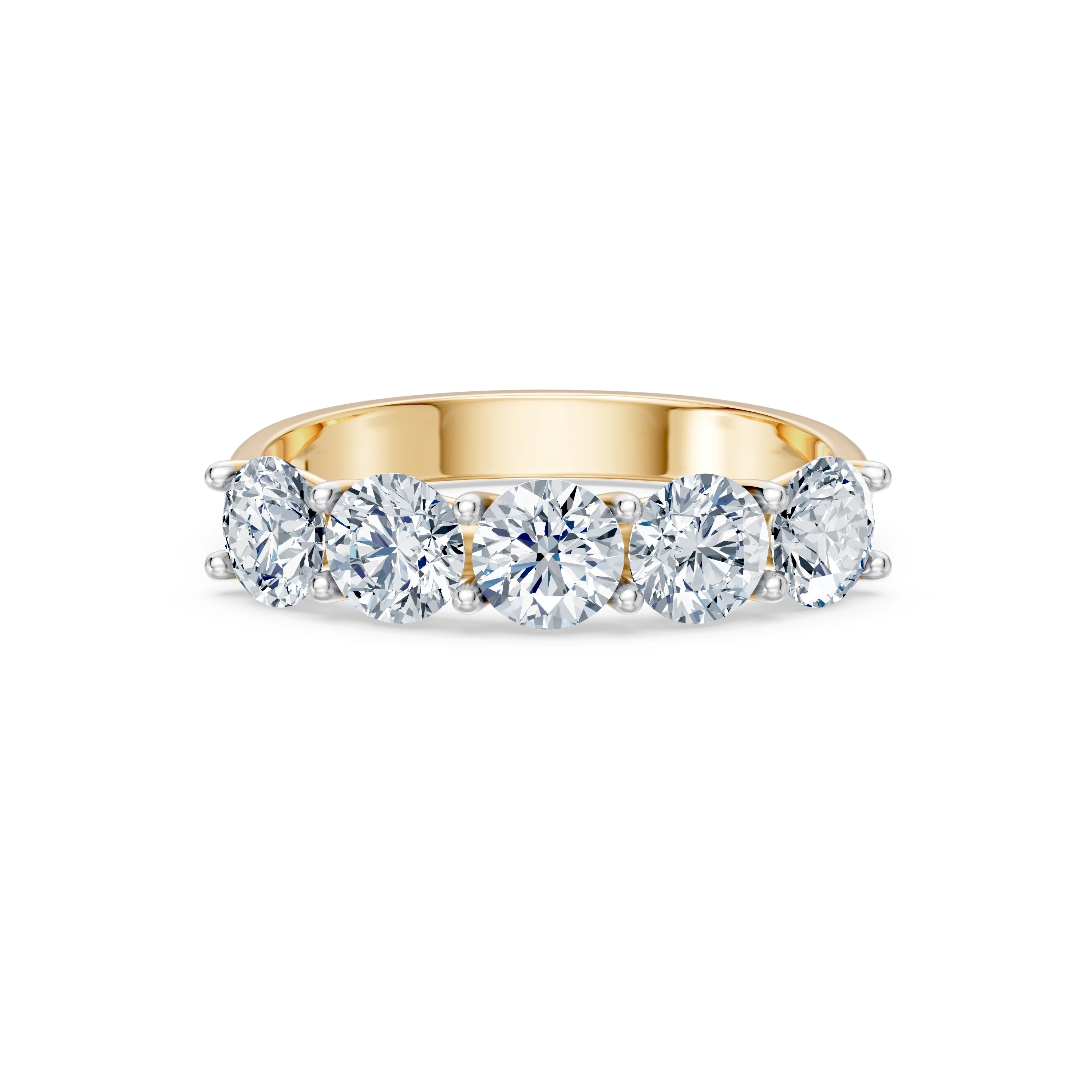 Bague Vœu Intemporel Éternité ronde 1,75 ct — vue 6