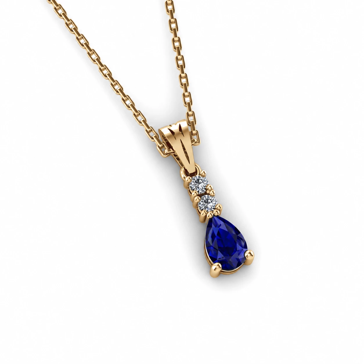 Collier Rosée Sublime Pierre Précieuse ovale 0,5 ct — vue 8