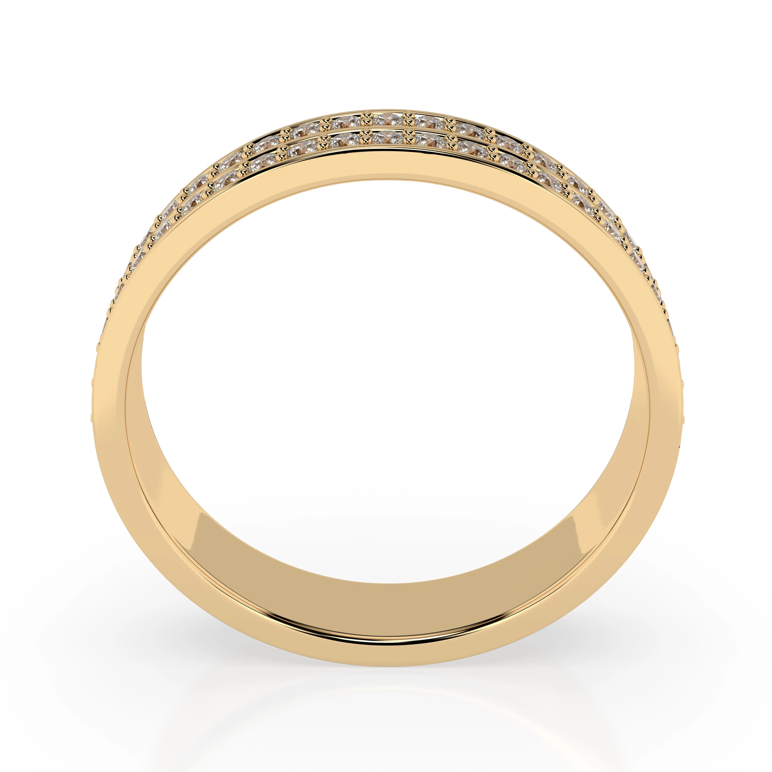 Bague Charme Délicat Éternité ronde 0,37 ct — vue 5