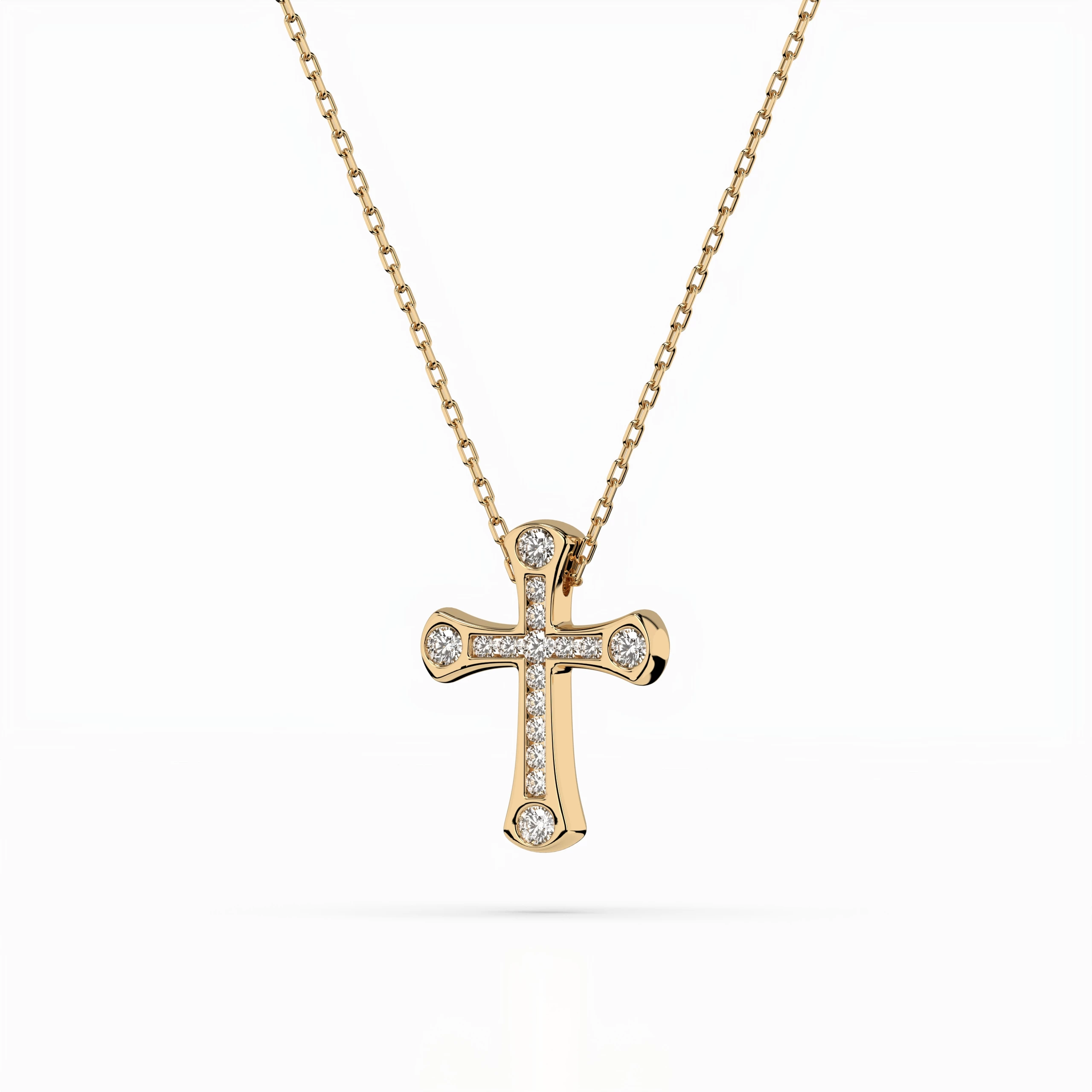 Collier Savoir-Faire Magnifique Minimalisme ronde 0,06 ct — vue 5