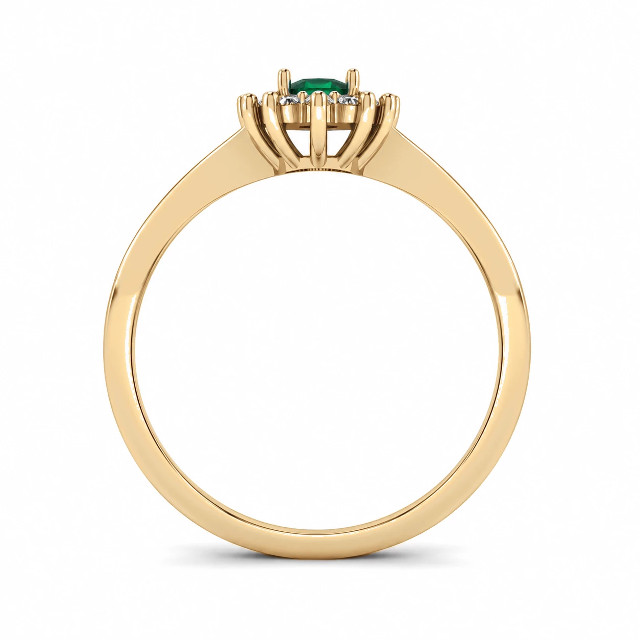 Bague Gloire Radieuse Pierre Précieuse ovale 0,19 ct — vue 8