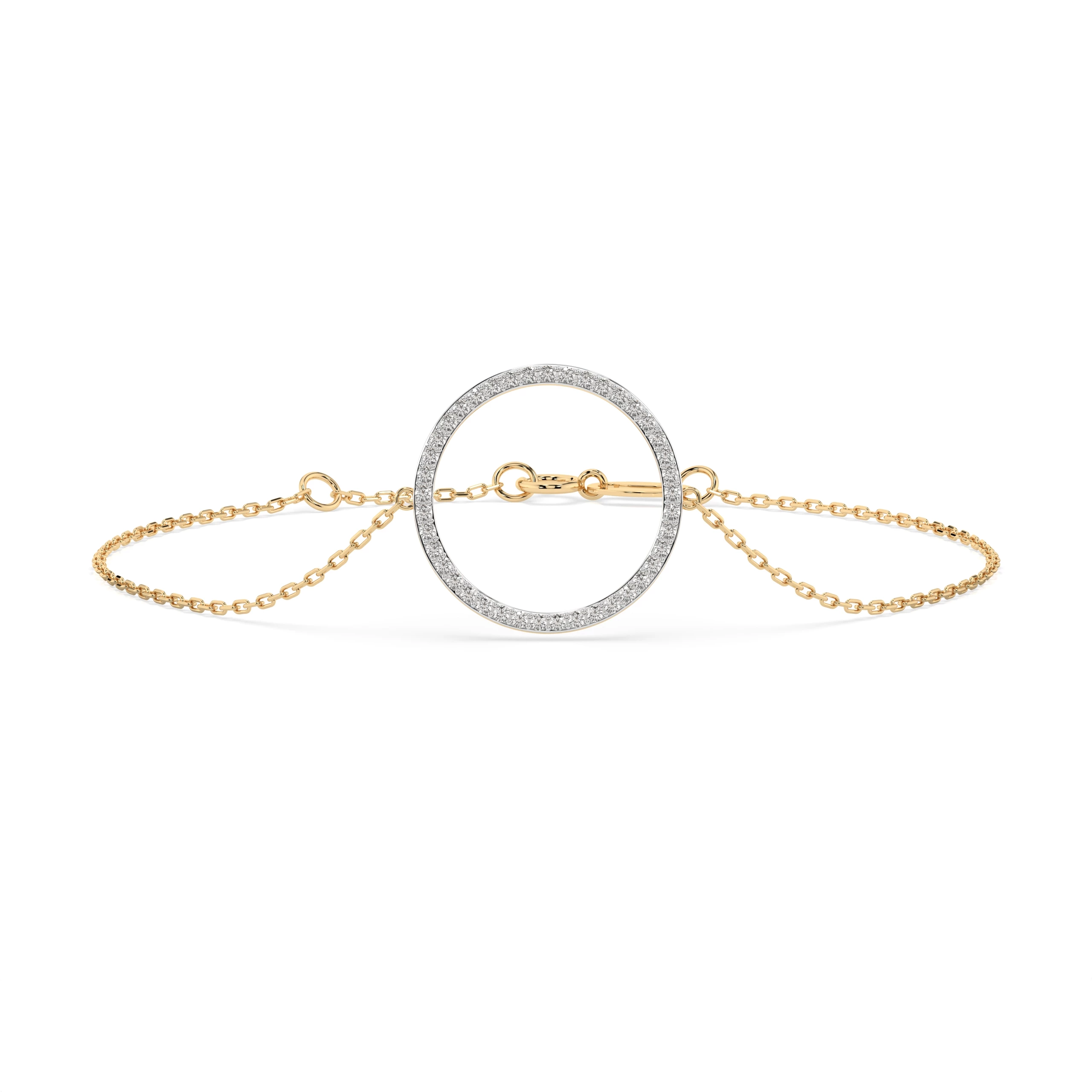 Bracelet Secret Nocturne Minimalisme ronde 0,21 ct — vue 4