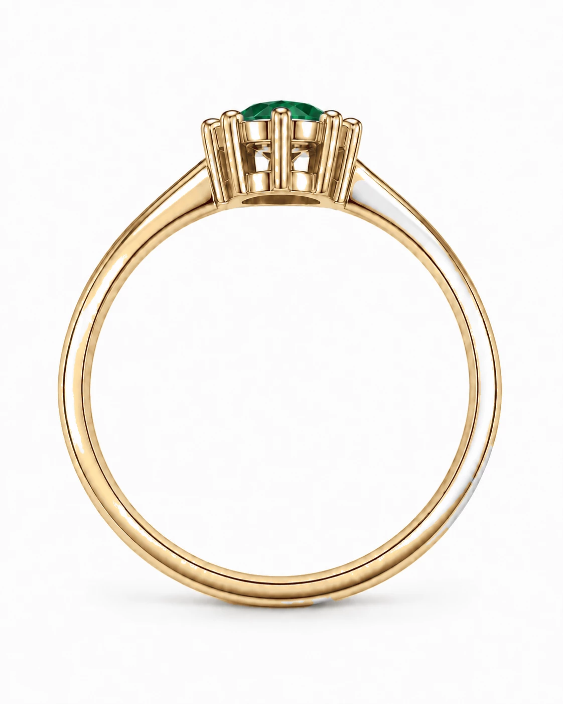 Bague Héritage Rayonnant Pierre Précieuse 0,19 ct — vue 8