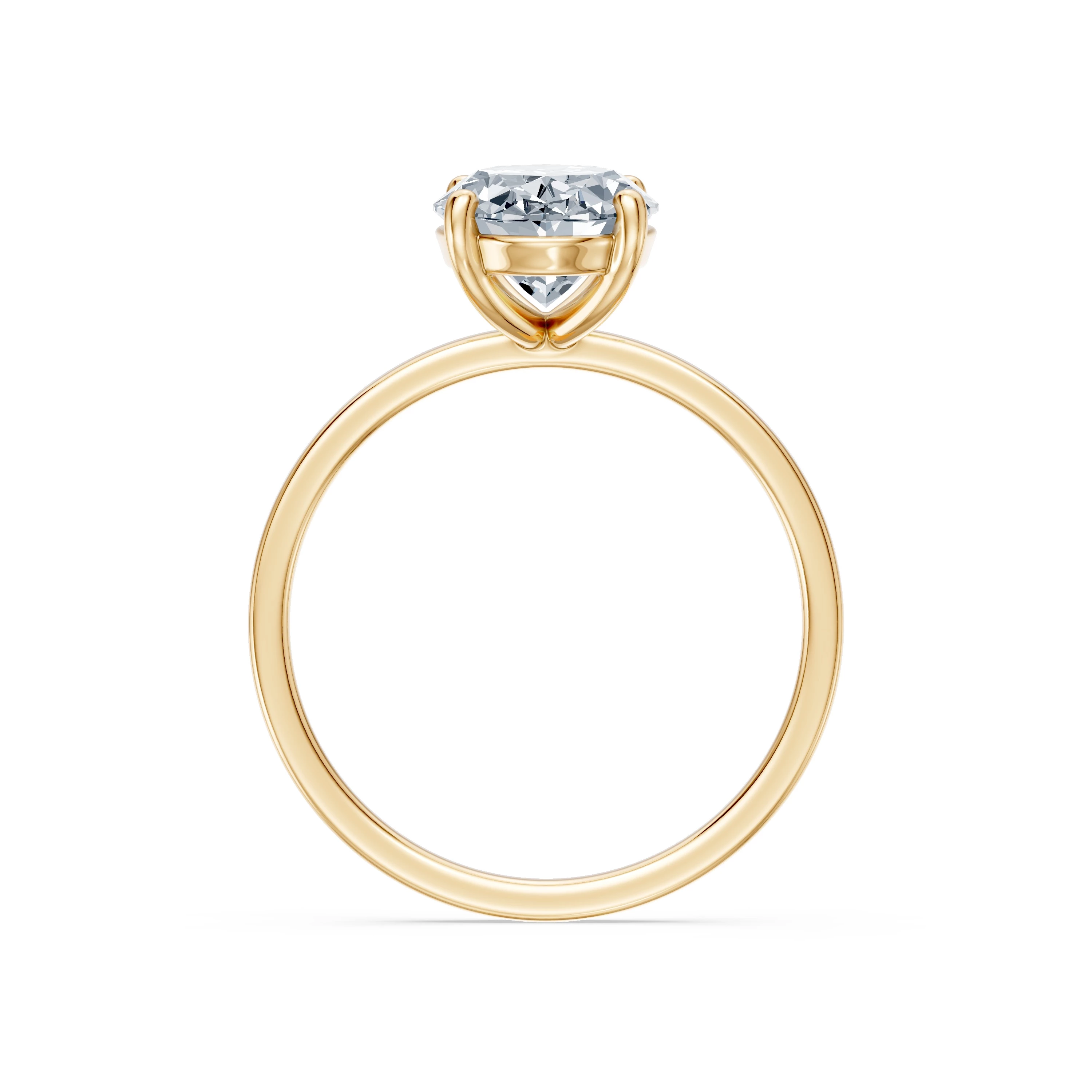 Bague Prodige Somptueux Solitaire ovale 2 ct · 2,0 mm — vue 5