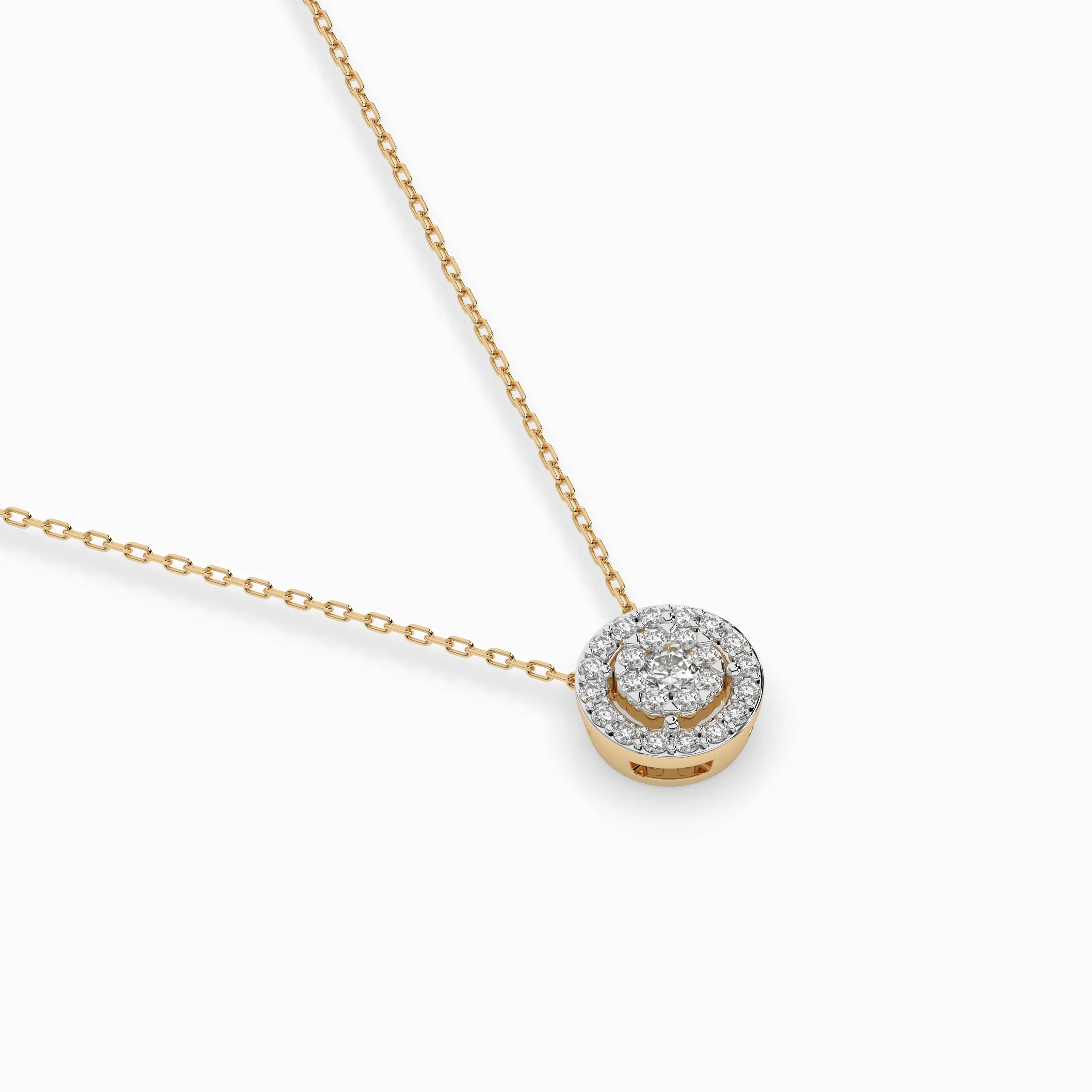 Collier Reflet Éternel Illusion ronde 0,06 ct — vue 6