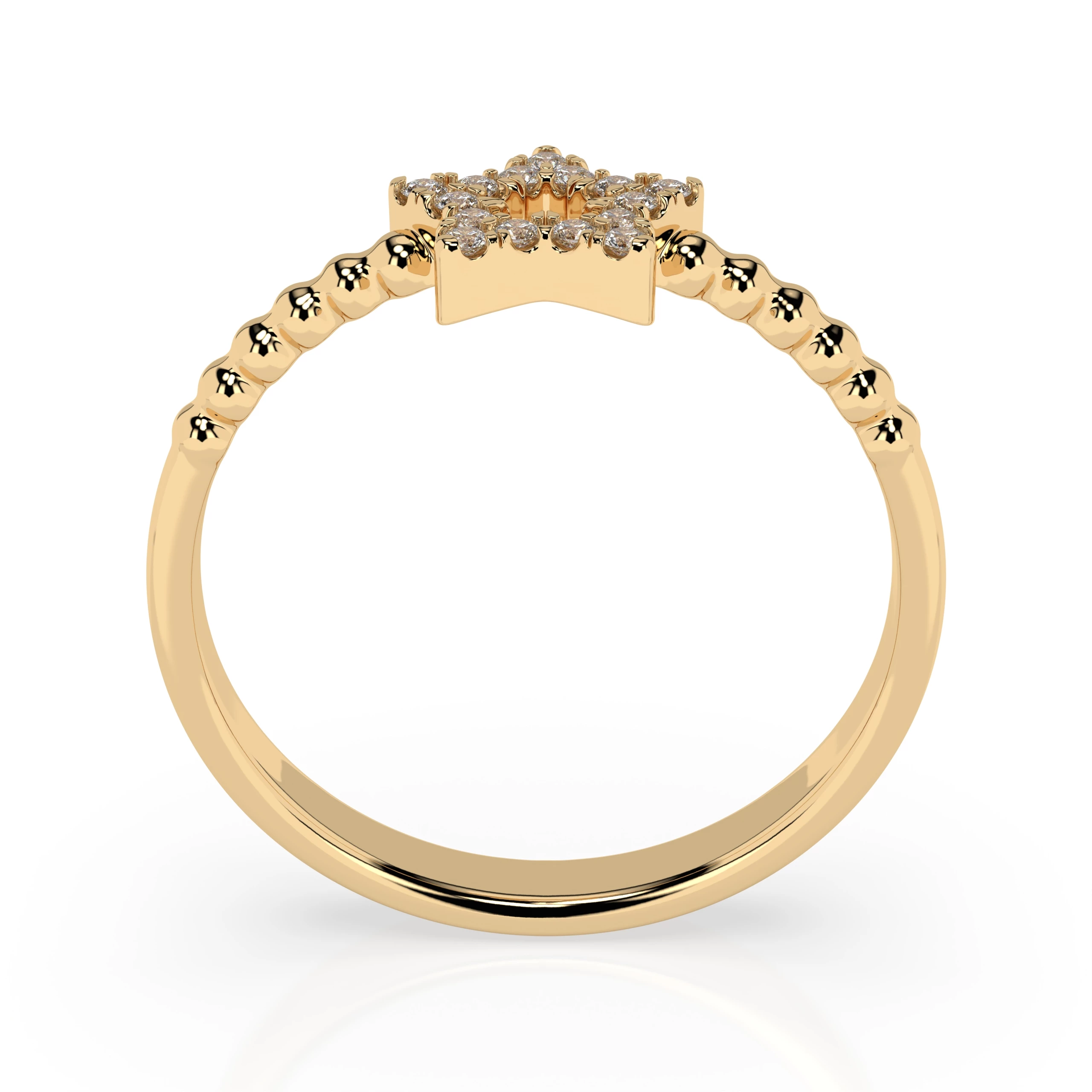 Bague Le Secret des Reines Minimalisme ronde 0,09 ct — vue 5