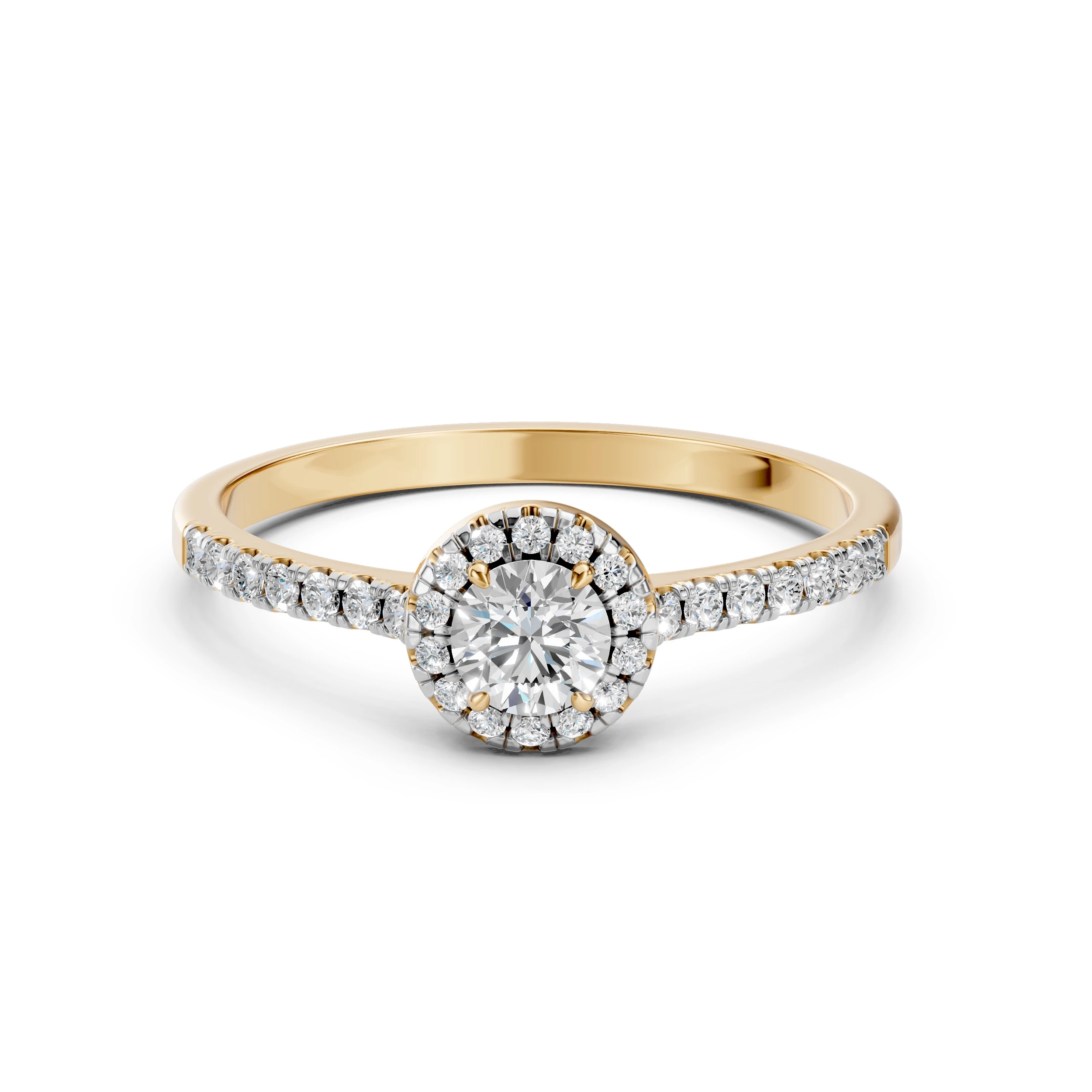 Bague Désir Infini Solitaire Éternité ronde 0,35 ct · 4,5 mm — vue 6