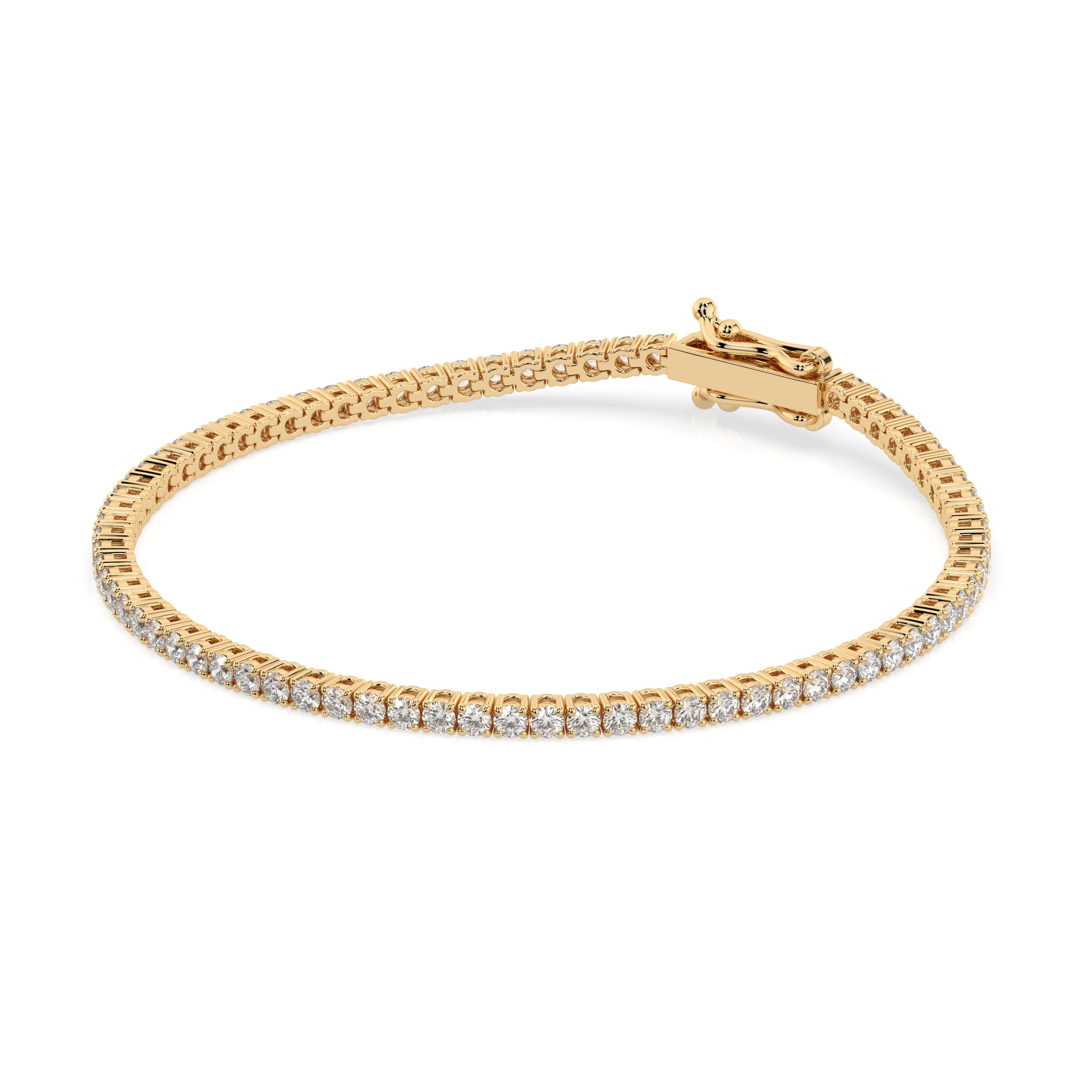 Bracelet Dynastie Éblouissante Tennis ronde 2,31 ct — vue 5