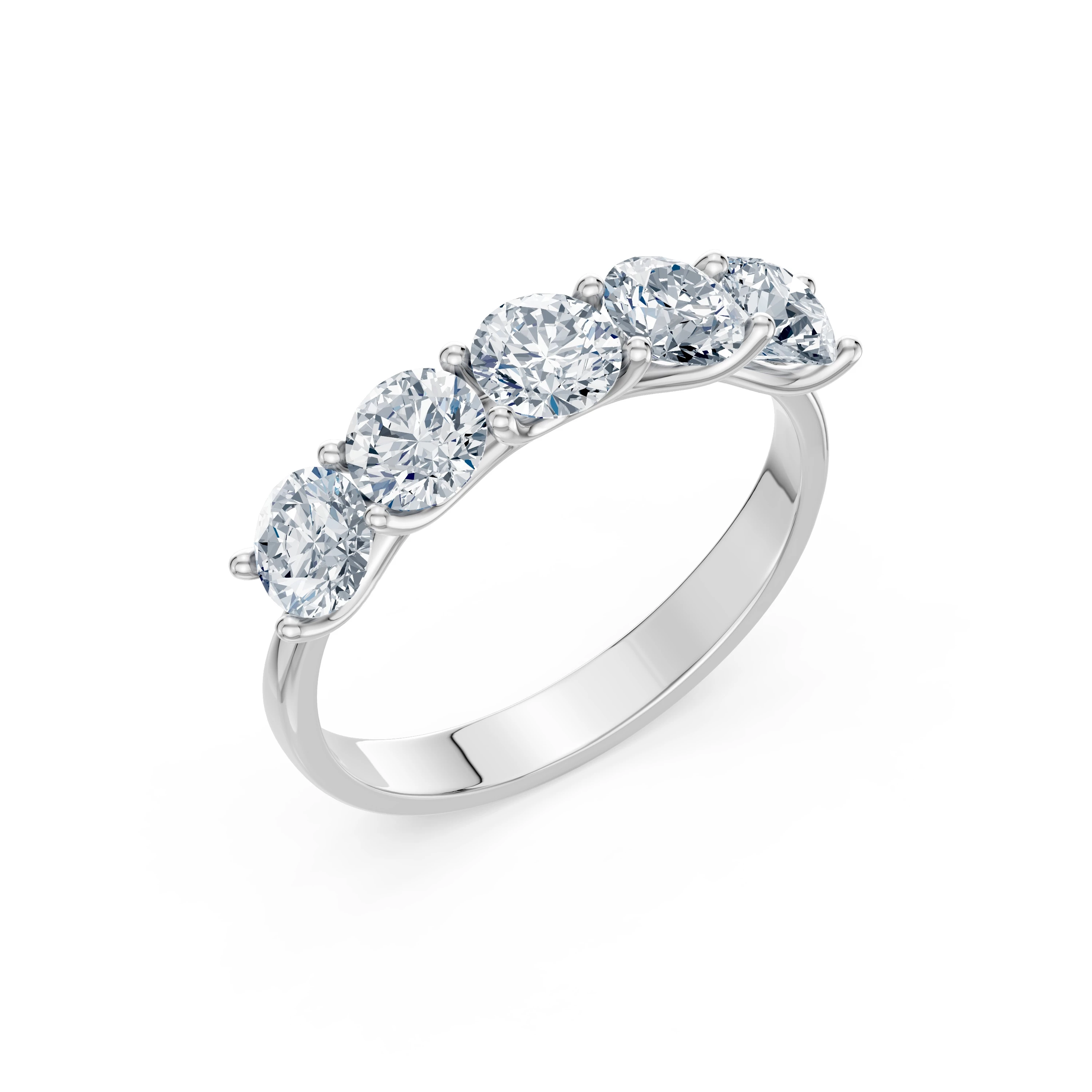 Bague Vœu Intemporel Éternité ronde 1,75 ct — vue 1