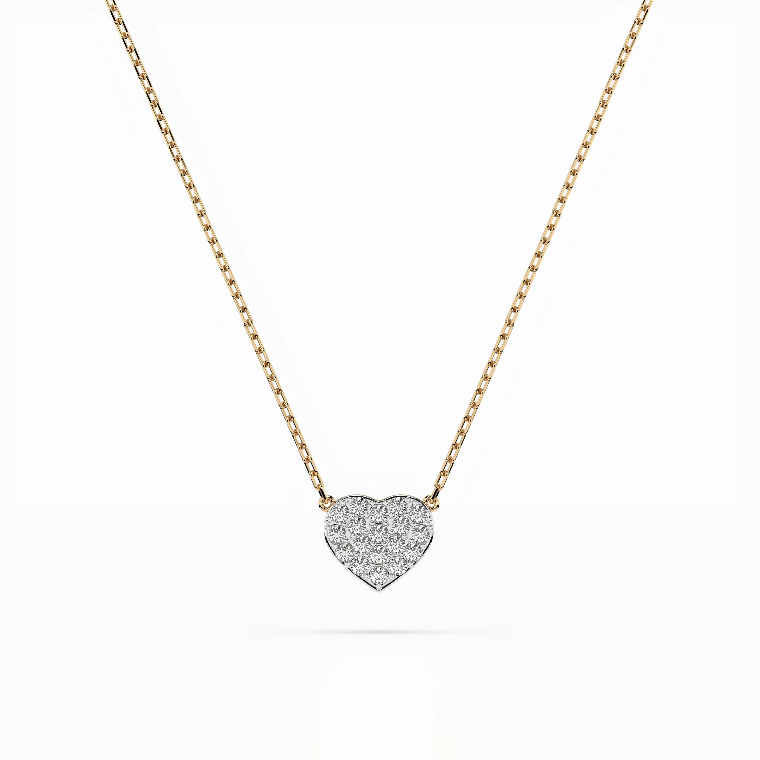 Collier Orbite Sacrée Illusion ronde 0,09 ct — vue 4