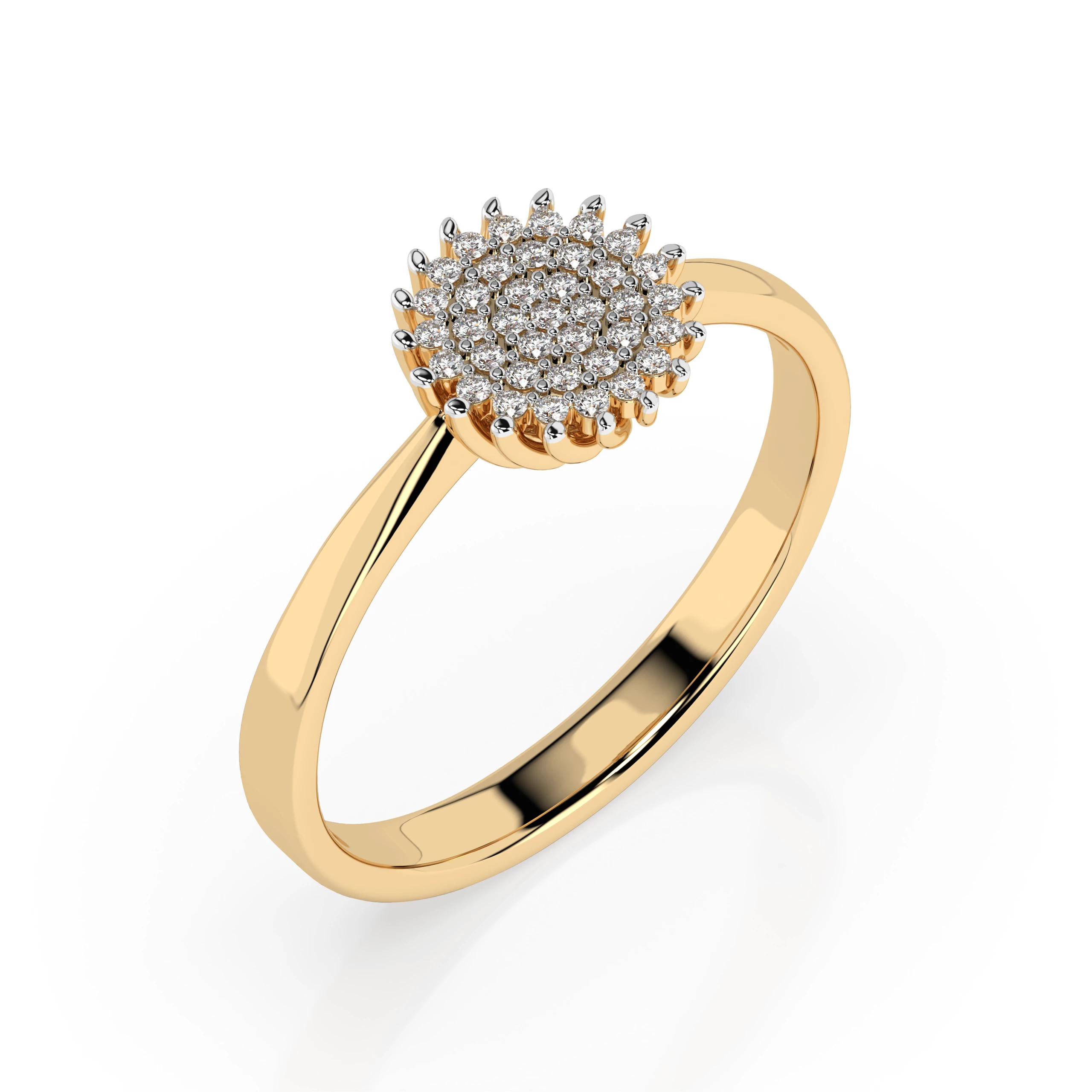 Bague Rosée Sacrée Illusion ronde 0,15 ct — vue 4