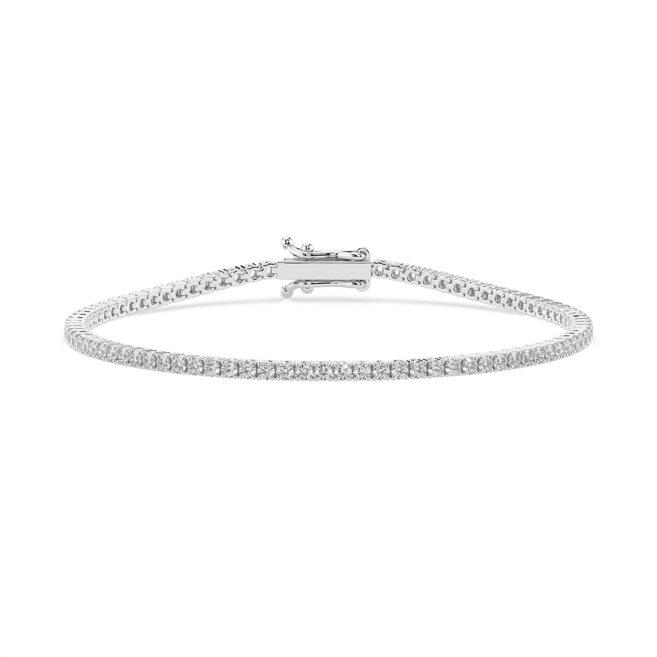 Bracelet Prestige Éternel Tennis ronde 0,8 ct — vue 1