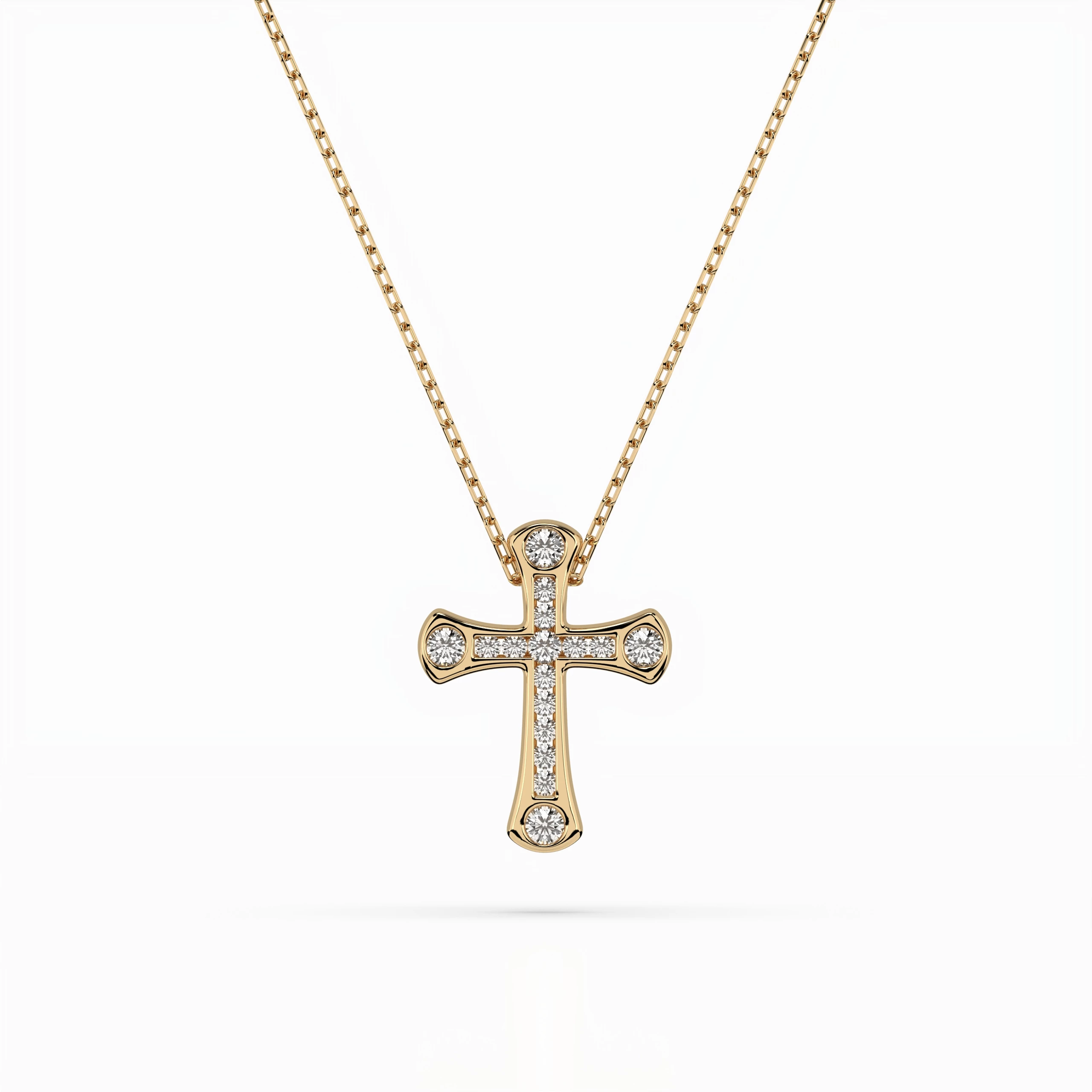 Collier Savoir-Faire Magnifique Minimalisme ronde 0,06 ct — vue 4