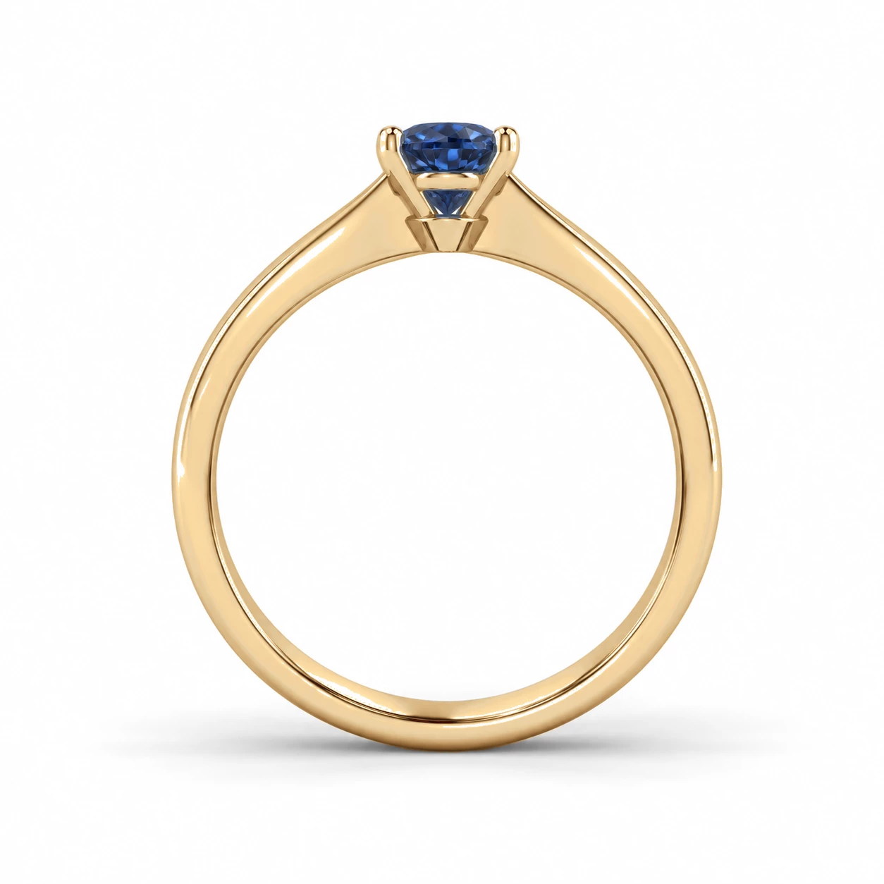 Bague Lumière Impériale Pierre Précieuse ovale 0,56 ct — vue 8