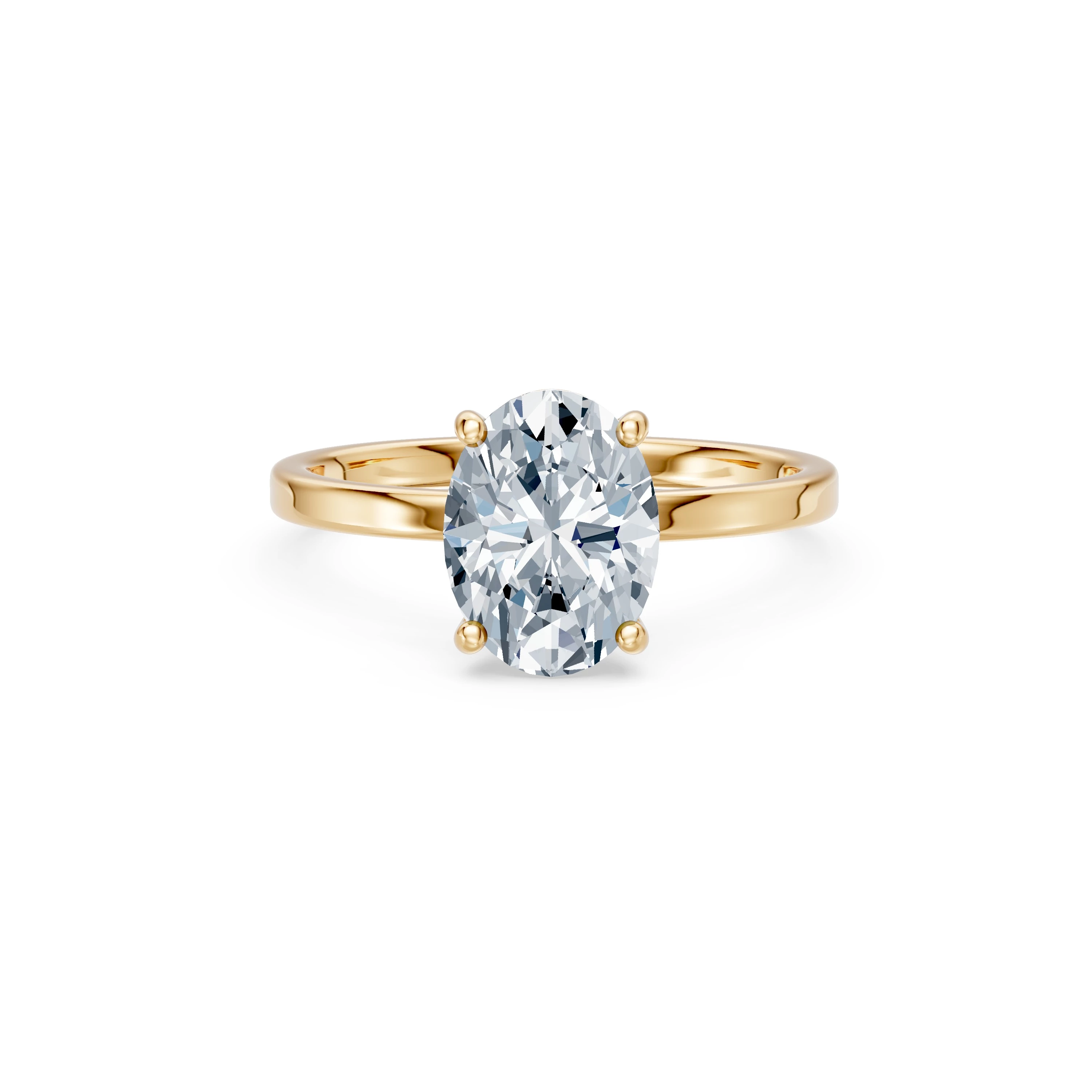Bague Prodige Somptueux Solitaire ovale 2 ct · 2,0 mm — vue 6