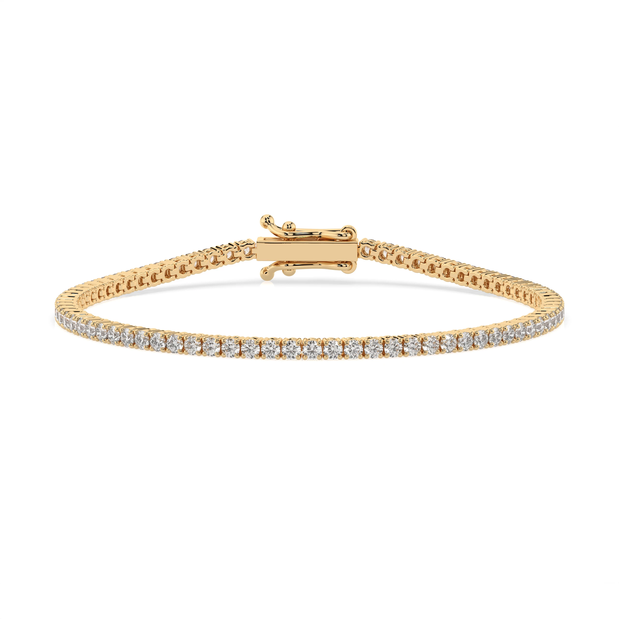 Bracelet Dynastie Éblouissante Tennis ronde 2,31 ct — vue 4