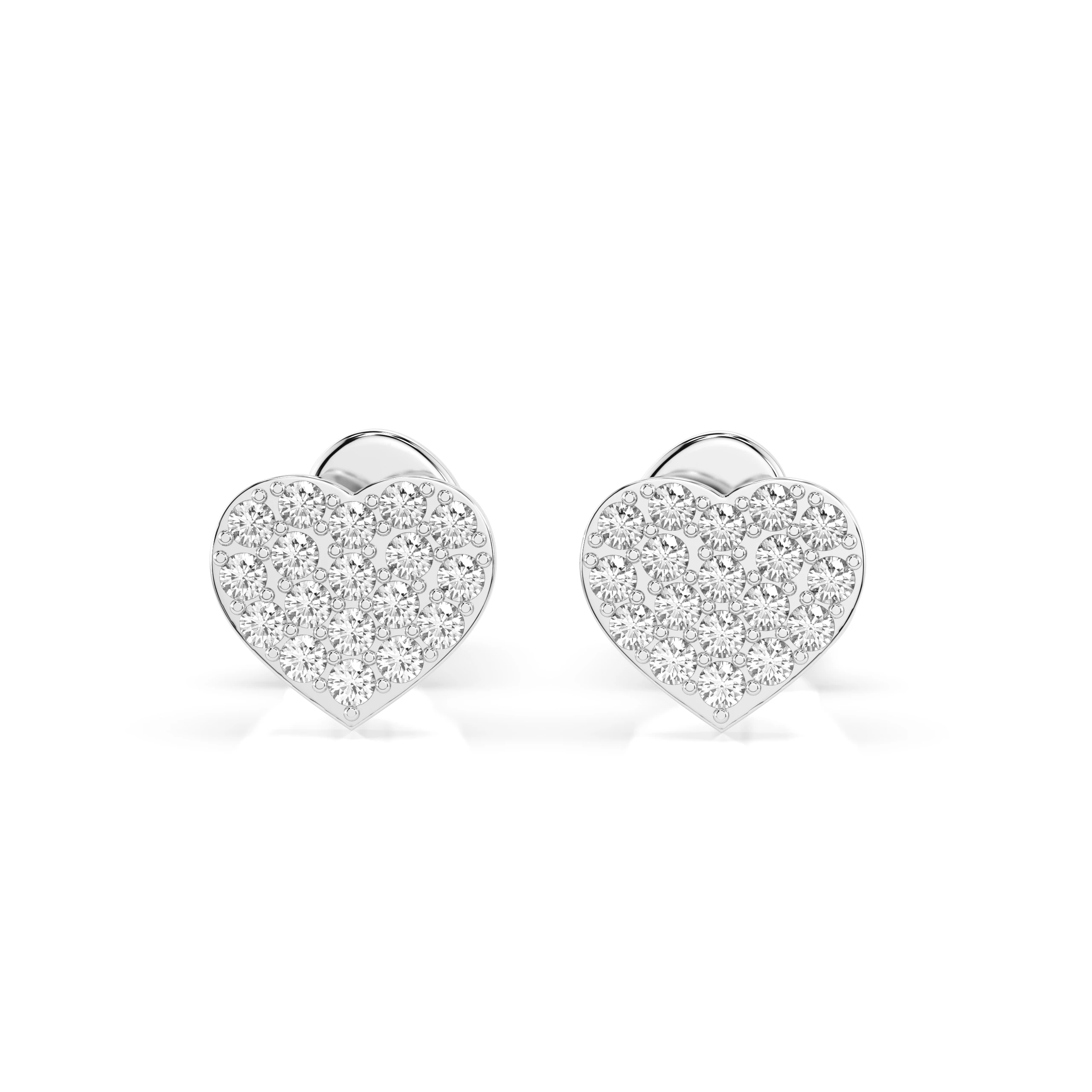 Boucles d'oreilles Aurore Divine Illusion ronde 0,18 ct — vue 1