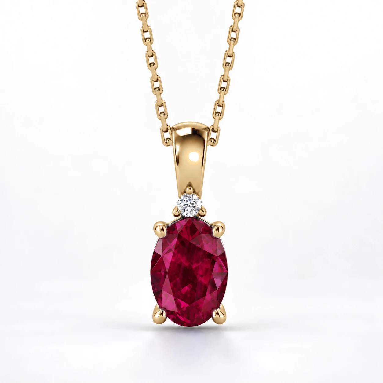 Collier Rêverie Éblouissante Pierre Précieuse ovale 0,92 ct — vue 7
